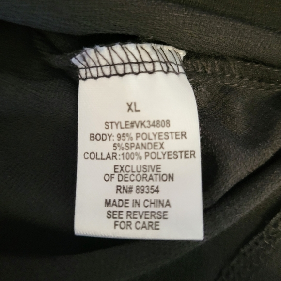 Elegant Black Lace Women's Tank , Size XL - Picture 4 of 6